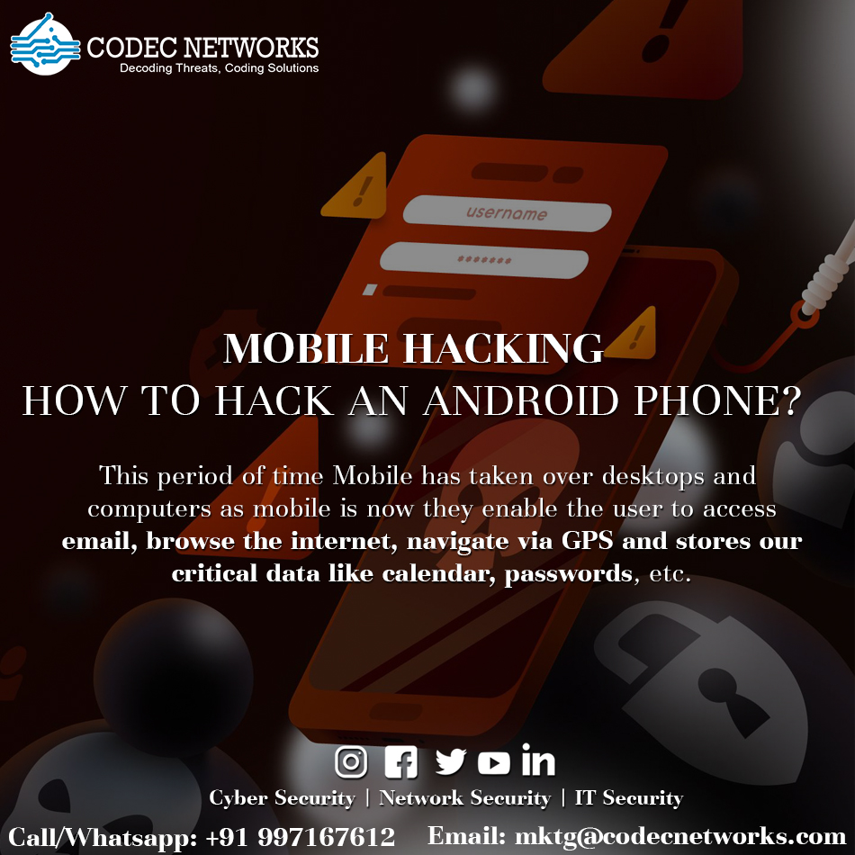 Mobile Hacking How to Hack Android Phone