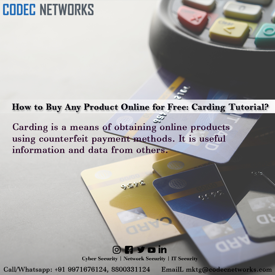 How to Buy Any Product Online for Free Carding Tutorial